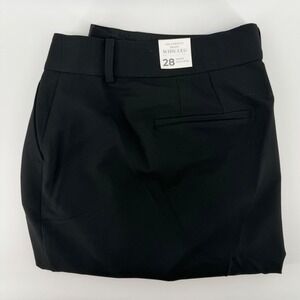 Lane Bryant The Perfect Drape Wide Leg Pants Black 28S High Rise Dress Trousers